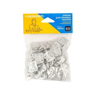 Изображение товара Крепеж для пластиковых и МДФ панелей с гвоздями 100 шт Изображение товара Крепеж для пластиковых и МДФ панелей с гвоздями 100 шт