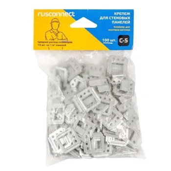 Изображение товара Крепеж для евровагонки 5 мм с гвоздями 100 шт оцинкованная сталь Изображение товара Крепеж для евровагонки 5 мм с гвоздями 100 шт оцинкованная сталь