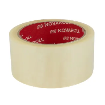 Изображение товара Прозрачный скотч 48 мм 66 м полиэтилен Россия Изображение товара Прозрачный скотч 48 мм 66 м полиэтилен Россия