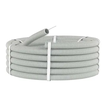 Изображение товара Гофрированная ПВХ труба серого цвета 25 мм 50 м IEK для электропроводки и водопровода Изображение товара Гофрированная ПВХ труба серого цвета 25 мм 50 м IEK для электропроводки и водопровода