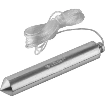 Отвес строительный Зубр 0,3 кг со шнуром 5 м