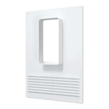 Изображение товара Площадка торцевая вертикальная Era с решеткой 180х250 мм для вентиляции Изображение товара Площадка торцевая вертикальная Era с решеткой 180х250 мм для вентиляции