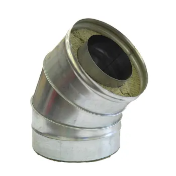 Колено-сэндвич 135° Ferrum 150х250 мм