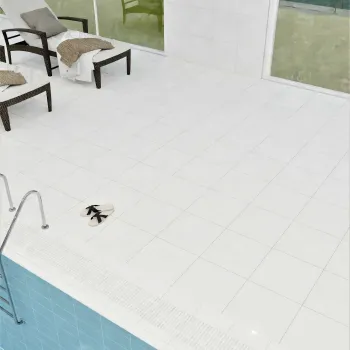 Изображение товара Керамогранит Unitile Моноколор 400х400 мм белый для стен и пола Изображение товара Керамогранит Unitile Моноколор 400х400 мм белый для стен и пола