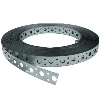 Изображение товара Лента перфорированная крепежная 12х0,55/0,5 мм длиной 10 м Изображение товара Лента перфорированная крепежная 12х0,55/0,5 мм длиной 10 м