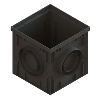 Изображение товара Дождеприемник пластиковый PolyMax Basic 300x300 мм черный Изображение товара Дождеприемник пластиковый PolyMax Basic 300x300 мм черный