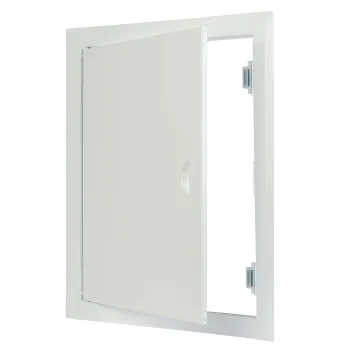 Изображение товара Люк ревизионный металлический Воздух 300х400 мм белый с магнитной защелкой Изображение товара Люк ревизионный металлический Воздух 300х400 мм белый с магнитной защелкой