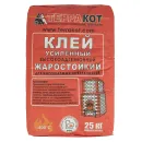 Клей усиленный жаростойкий для печей и каминов Терракот 25кг_2