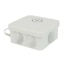 Коробка уравнивания потенциалов накладная серая IP55 85x85x40мм Hegel_1