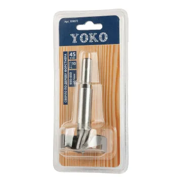 Изображение товара Сверло по дереву Форстнера Yoko 45х10 мм для точных глухих отверстий Изображение товара Сверло по дереву Форстнера Yoko 45х10 мм для точных глухих отверстий