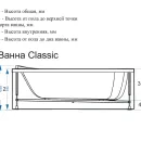 Ванна акриловая Domani-Spa Classic 150х70 см_5