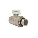 Кран шаровый со сгоном HLV 3/4" бабочка_1