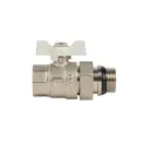 Кран шаровый со сгоном HLV 3/4" бабочка_2