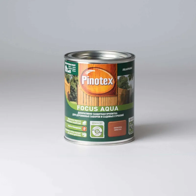 Деревозащитное средство Pinotex Focus Золотая осень, 0,75л_1
