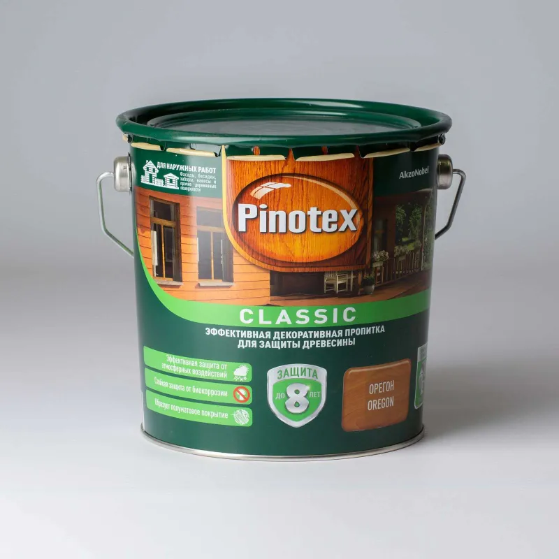 Деревозащитное средство Pinotex Classic Орегон, 2,7л_1