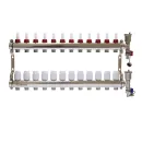 Коллекторная группа Altstream 1" евроконус 3/4" на 12 выходов с расходомерами_1