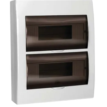 Изображение товара Щит распределительный навесной ЩРН-П-24 с 24 модулями и защитой IP41 Изображение товара Щит распределительный навесной ЩРН-П-24 с 24 модулями и защитой IP41