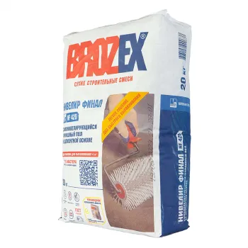 Изображение товара Наливной пол Brozex NF 420 Финал для внутренних работ 20 кг Изображение товара Наливной пол Brozex NF 420 Финал для внутренних работ 20 кг