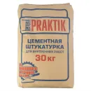 Штукатурка цементная для внутренних работ Praktik 30 кг_2