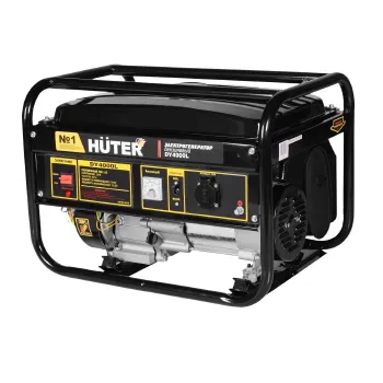 Изображение товара Генератор бензиновый Huter DY4000L 3 кВт переносной с электроприводом Изображение товара Генератор бензиновый Huter DY4000L 3 кВт переносной с электроприводом