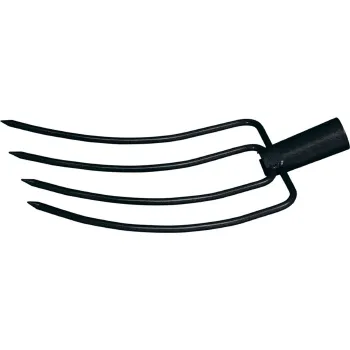 Изображение товара Вилы садовые без черенка Сибртех шириной 210 мм и 4 зубца Изображение товара Вилы садовые без черенка Сибртех шириной 210 мм и 4 зубца