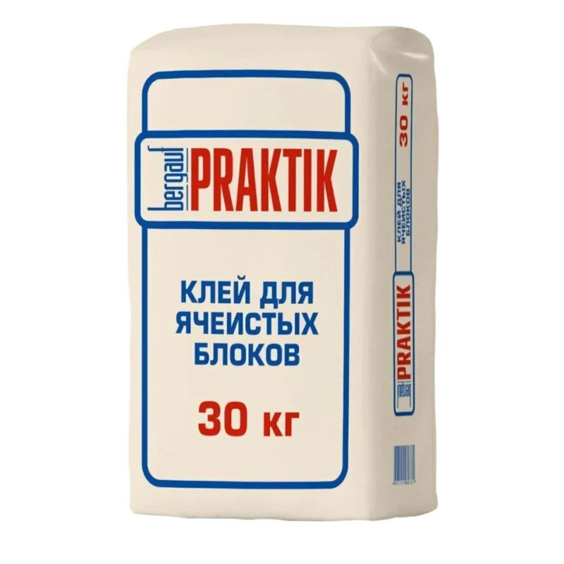Клей для блоков Bergauf Praktik зимний -10°С 30кг_1