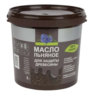 Изображение товара Льняное масло для защиты и декора древесины 3л бесцветное Радуга Изображение товара Льняное масло для защиты и декора древесины 3л бесцветное Радуга