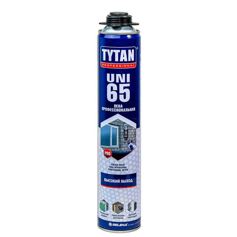 Пена монтажная Tytan 65 Uni профессиональная летняя 750 мл_1