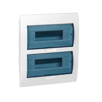 Изображение товара Встраиваемый распределительный щит ЩРВ-П-24 IP41 для 24 модулей Изображение товара Встраиваемый распределительный щит ЩРВ-П-24 IP41 для 24 модулей