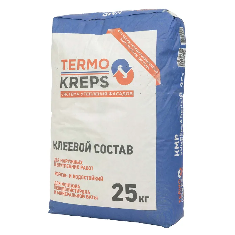 Клей универсальный для минваты и пенополистирола Termokreps КМP 25 кг_1