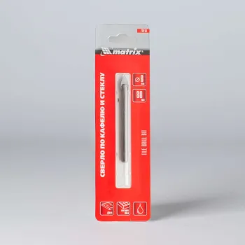 Изображение товара Сверло по керамике и стеклу 8мм Matrix Изображение товара Сверло по керамике и стеклу 8мм Matrix