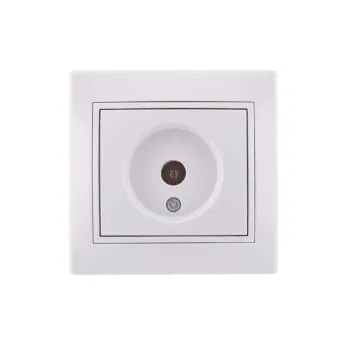 Изображение товара Розетка ТВ белая оконечная МИРА Lezard для внутреннего монтажа Изображение товара Розетка ТВ белая оконечная МИРА Lezard для внутреннего монтажа