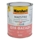 Краска фасадная Maestro глубокоматовая (база С) 0,9л Marshall_1