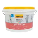 Краска фасадная Maestro глубокоматовая (база С) 2,5л Marshall_3