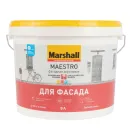 Краска фасадная Maestro глубокоматовая 9л Marshall_3