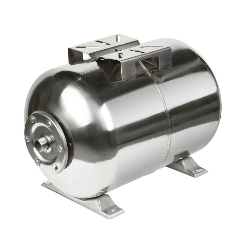 Гидроаккумулятор Unipump 100 л из нержавеющей стали горизонтальный_1