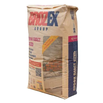 Изображение товара Гипсовая штукатурка Brozex GPM 51 Профи 30 кг для внутренних работ Изображение товара Гипсовая штукатурка Brozex GPM 51 Профи 30 кг для внутренних работ