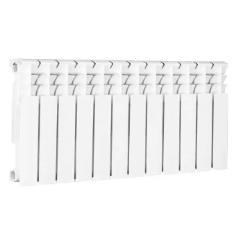 Изображение товара Биметаллический радиатор Evolution EvВ350 12 секций, белый, 350 мм Изображение товара Биметаллический радиатор Evolution EvВ350 12 секций, белый, 350 мм