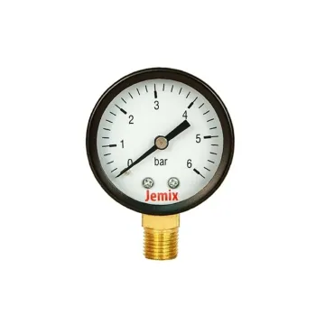 Манометр радиальный 6 бар, d=50мм, G1/4"Jemix