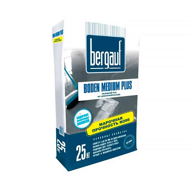 Наливной пол Bergauf Boden Medium Plus универсальный, 25 кг_1