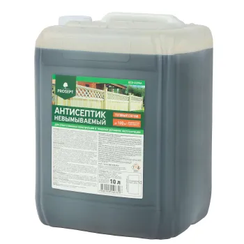 Изображение товара Антисептик невымываемый Prosept eco ultra зеленый 10л защитное покрытие для дерева Изображение товара Антисептик невымываемый Prosept eco ultra зеленый 10л защитное покрытие для дерева