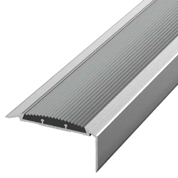 Изображение товара Профиль угловой ПУ серебро анод 57,5x1800 мм для безопасных переходов Изображение товара Профиль угловой ПУ серебро анод 57,5x1800 мм для безопасных переходов