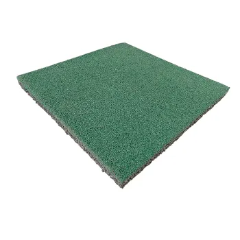 Изображение товара Плитка резиновая GreenFloor Зеленая 500x500x30 мм Изображение товара Плитка резиновая GreenFloor Зеленая 500x500x30 мм