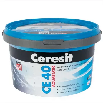 Изображение товара Затирка цементная Церезит CE40 фламинго №33 2кг для плитки и камня Изображение товара Затирка цементная Церезит CE40 фламинго №33 2кг для плитки и камня