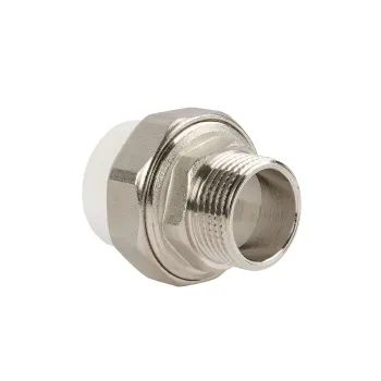 Изображение товара Муфта полипропиленовая 32х1" НР комбинированная разъемная TEBO Изображение товара Муфта полипропиленовая 32х1" НР комбинированная разъемная TEBO