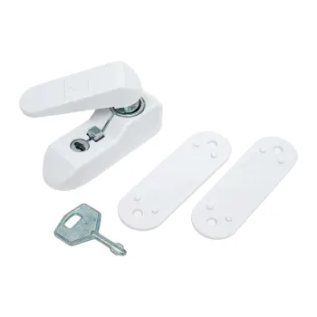 Изображение товара Белый блокиратор для окна - надежное защитное устройство Изображение товара Белый блокиратор для окна - надежное защитное устройство