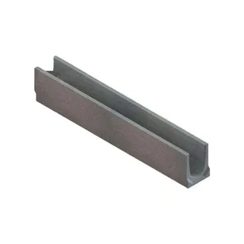 Изображение товара Водоотводный бетонный лоток BetoMax Basic 1000х140х130 мм для дорог и тротуаров Изображение товара Водоотводный бетонный лоток BetoMax Basic 1000х140х130 мм для дорог и тротуаров