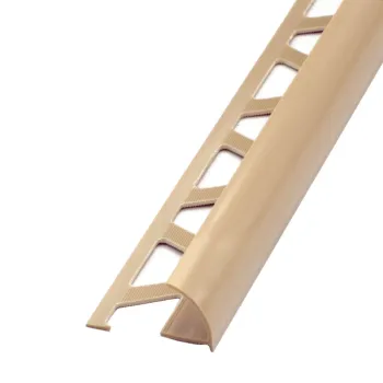 Изображение товара Закладка наружная для плитки 8 мм 2,5 м бежевый ПВХ угловой профиль Изображение товара Закладка наружная для плитки 8 мм 2,5 м бежевый ПВХ угловой профиль