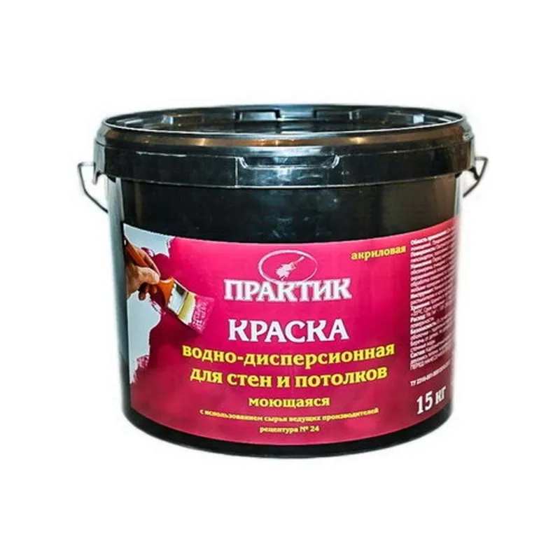 Краска для стен и потолков Практик белая база С 12 кг_1