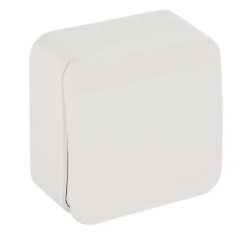 Изображение товара Выключатель одноклавишный накладной Blanca белый IP20 Systeme Electric Изображение товара Выключатель одноклавишный накладной Blanca белый IP20 Systeme Electric